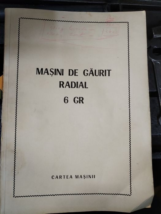 Cartea mașini FUS 22,FUS 25-32, IFU 12/200;mașina de găurit/rectificat
