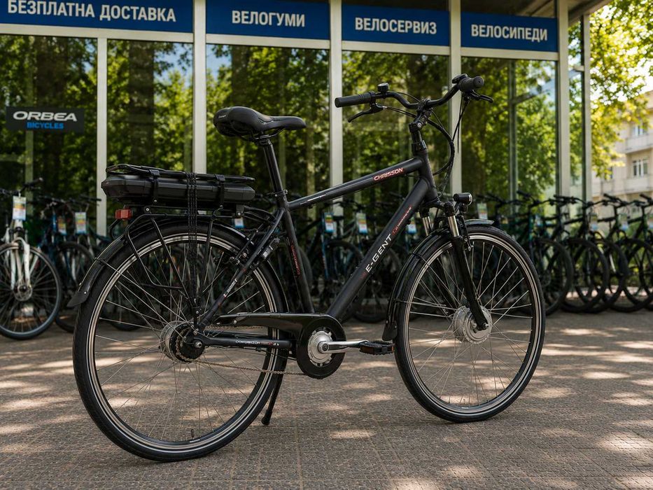 НОВ Електрически Велосипед Chrisson E-Gent 28 Black Matt - БЕЗПЛАТНА ДОСТАВКА
