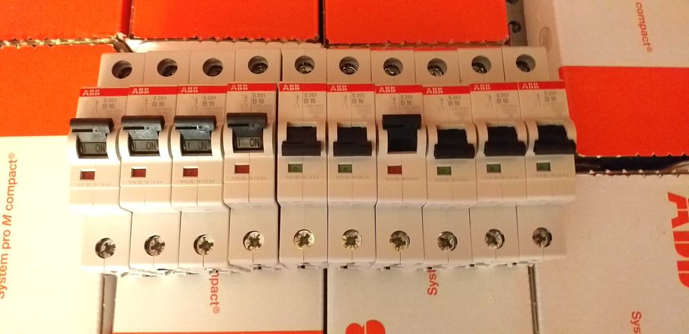 Sigurante ABB curba B, 16A, 10A, 6A, noi