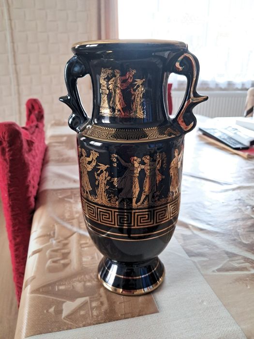 Ваза Гръцка с 24к злато