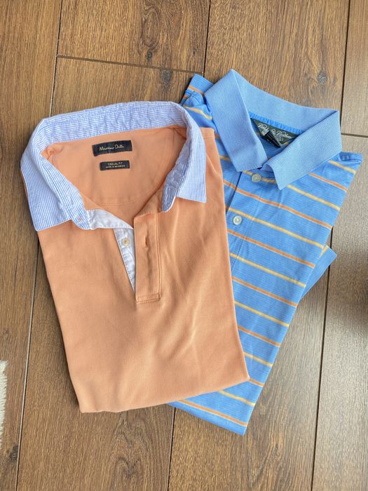2 Мъжки тениски Massimo Dutti с къс ръкав