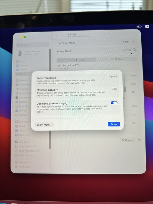 Macbook Air M1 лаптоп - 16gb ram - 512 SSD + Подарък