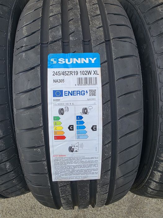 Anvelope noi de vara 245/45R19 275/40R19 BMW X3, X4, Seria 7 Sunny