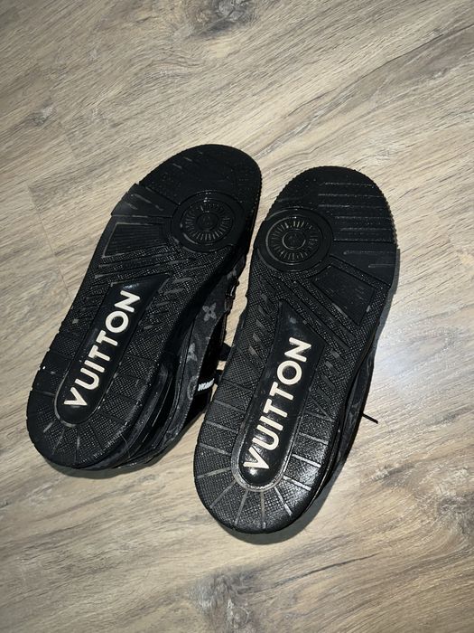 Papuci LV negrii