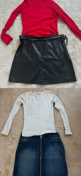 5 tinute  fusta/bluza ca noi!!pret mic!!
