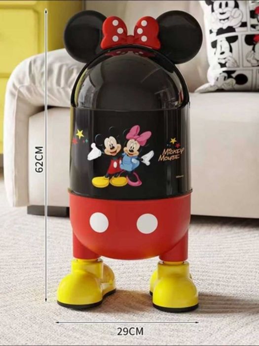 Bolalar axlat qutisi Mickey Mouse savat vedro chiqindi qutisi
