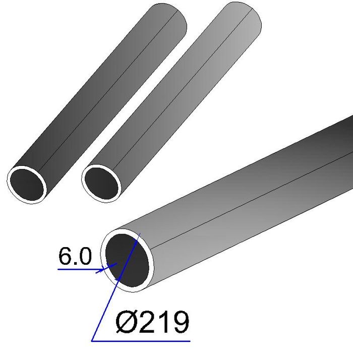 Труба металическая 219 диаметр,
