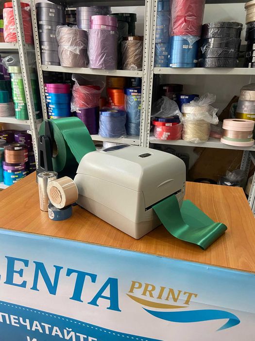 Принтер 3 в 1 - для печати на сатиновых лентах, бирках, этикетках