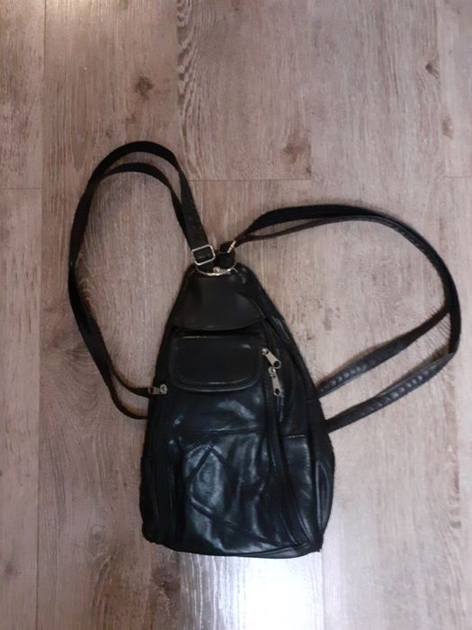 Сумка рюкзак кожа