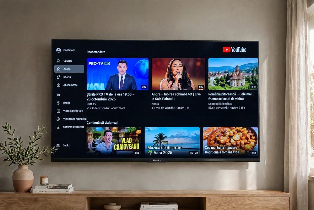 Philips 165 Cm SMART 4K UHD. 65pus6121. Am și Alte Mărimi Mărci Disponibile.