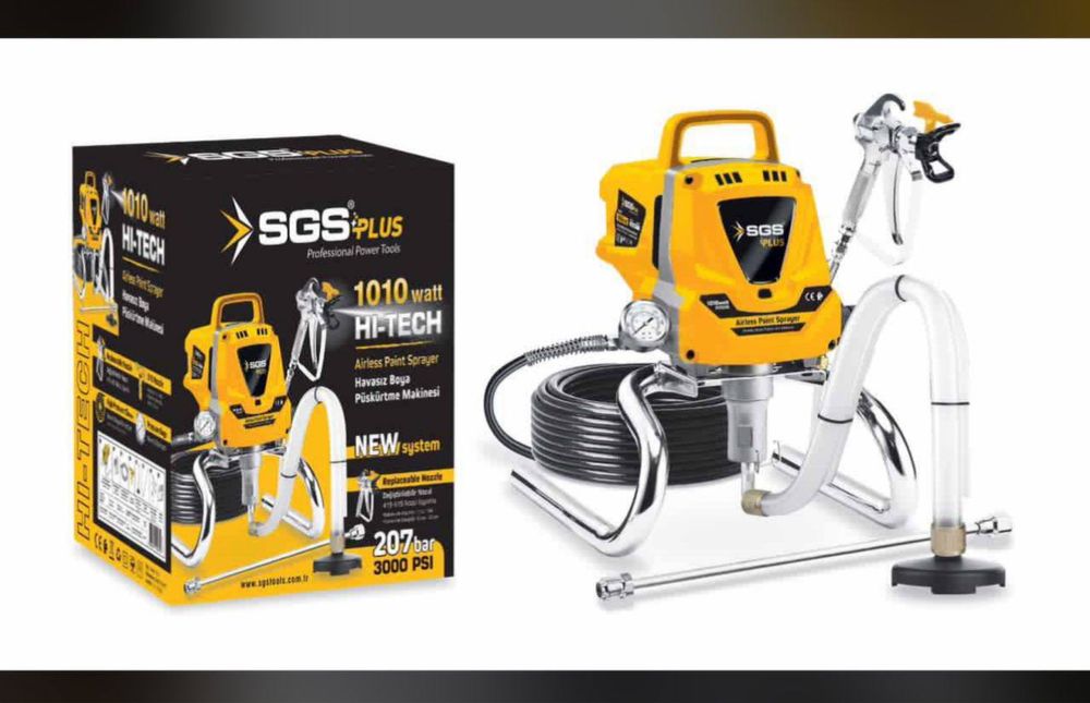 Безвоздушный краскопульт со скидкой всего 300$