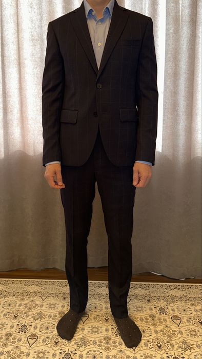 Мужской костюм Mango размер 46