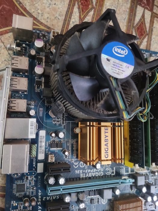 Материнская плата 775 комплект