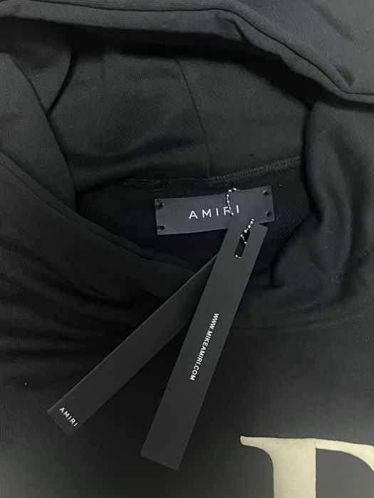 Hanorac Amiri Negru Puff Print