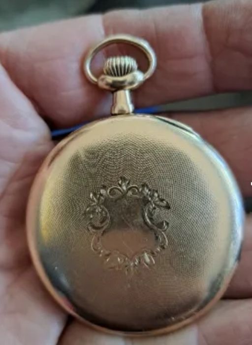 Златен джобен часовник Longines