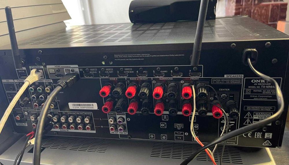 Onkyo TX-NR646 Intrnet Radio,Spotify,Bluetooth,Dolby Atmos