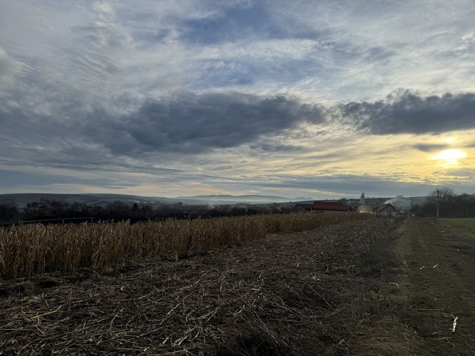 Vand teren in. Ceanu Mic la marginea satului extravilan /intravilan
