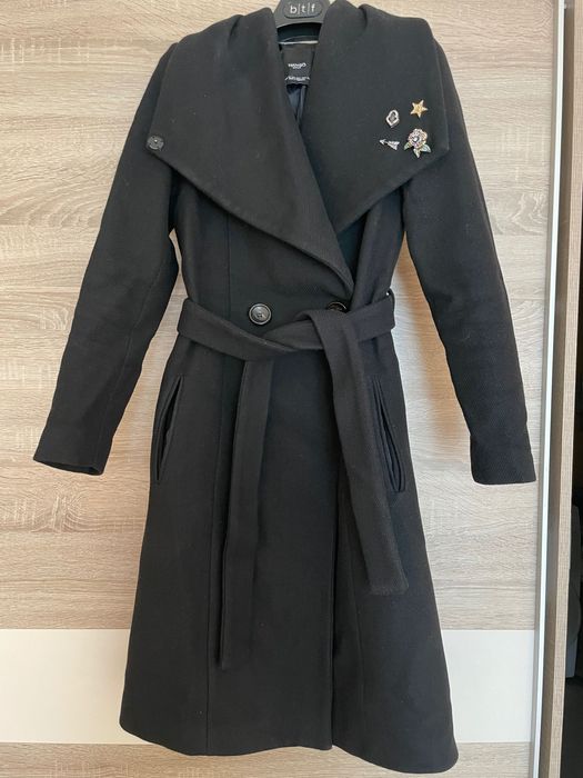 Вълнено палто Mango, XS