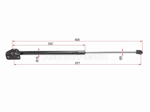 Амортизатор крышки багажника Hyundai Tucson