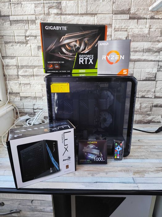 Calculator / PC Gaming – Ryzen 5 5600X + RTX 3060/RX 7800 XT + CADOU