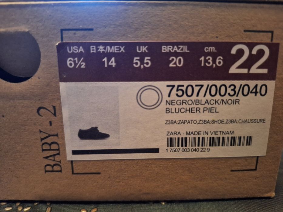 Pantofi Zara marimea 22