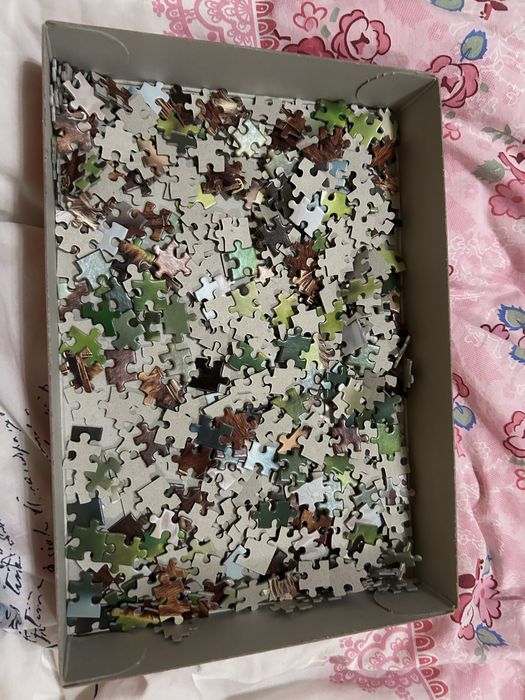 Пъзел с изображение на момиче и кон