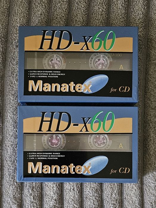 2 Casete Audio Manatex HD-x60