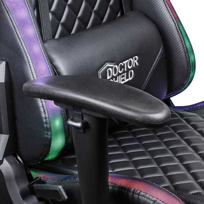 Scaun Gaming Profesional Dr.Shield Solar X, Iluminare RGB
