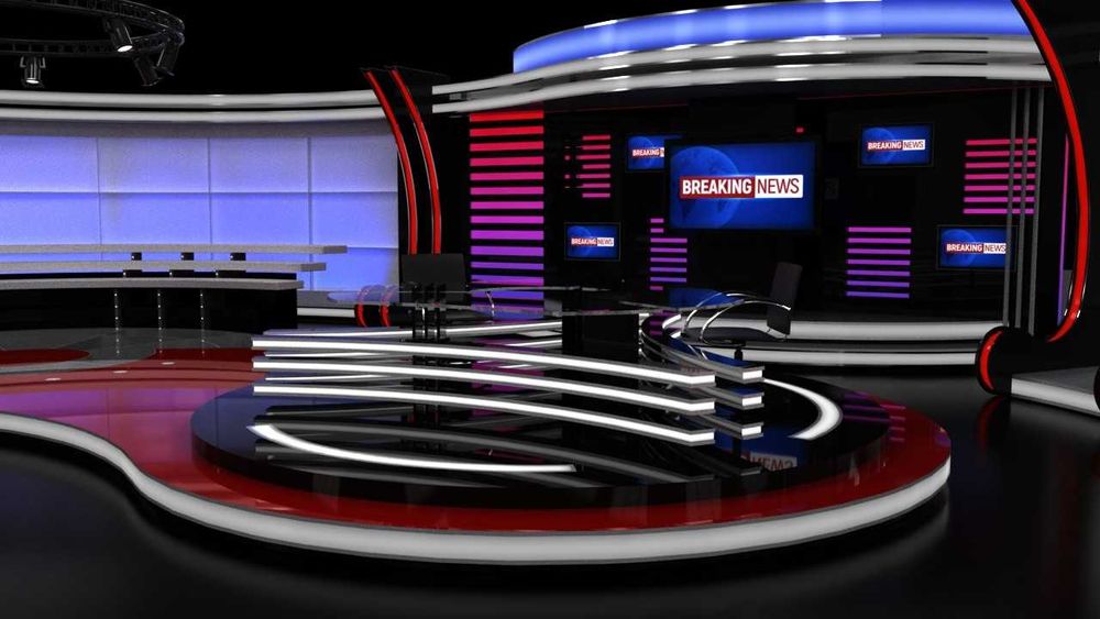 Оформление Сцены декорации телевизионных студий