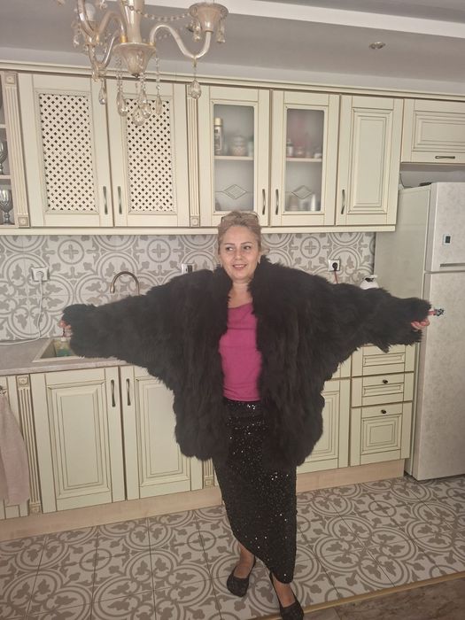 Кожени палта от естествен косъм