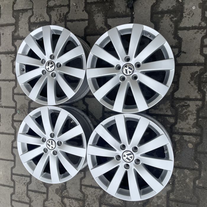 Jante aliaj originale VW Passat Golf Jetta Caddy Touran pe 17 5x112