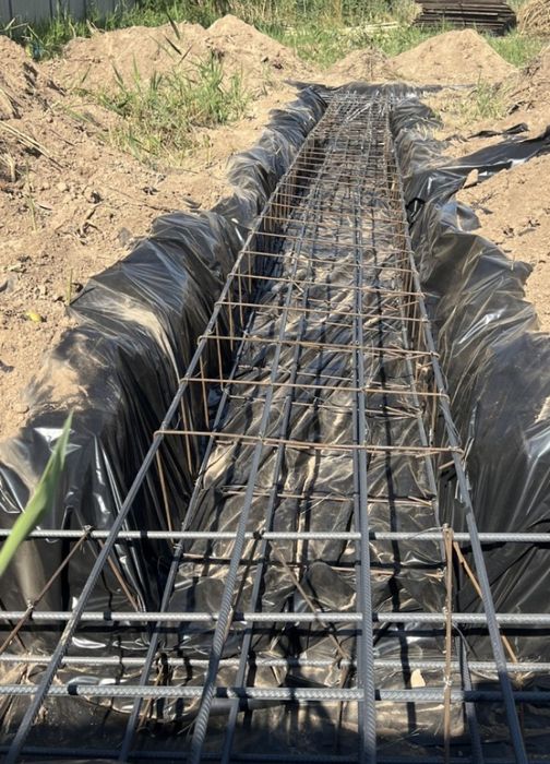 Фундамент заливка под миксер