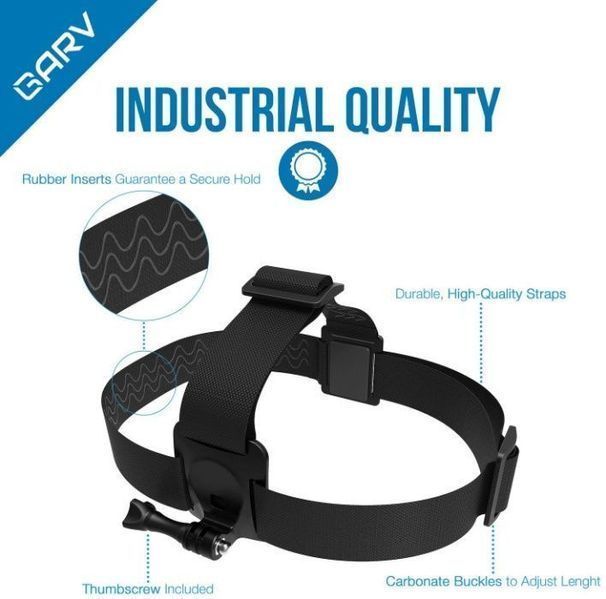 GARV Head Strap Dual Pro - Стойка за Глава - За телефони и GoPro