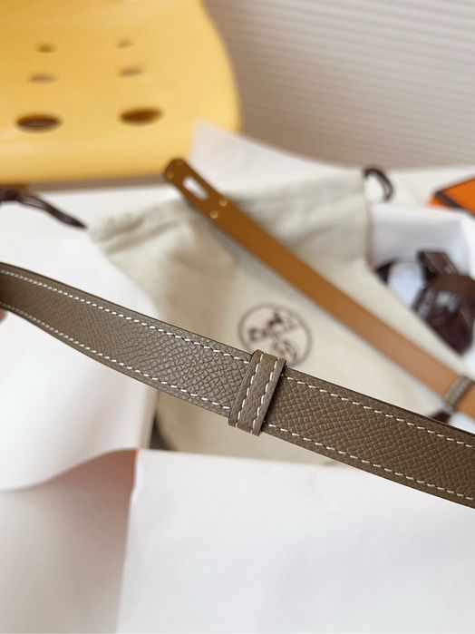 Curea Hermes Kelly ! Piele naturala Epsom Grey ! Originala