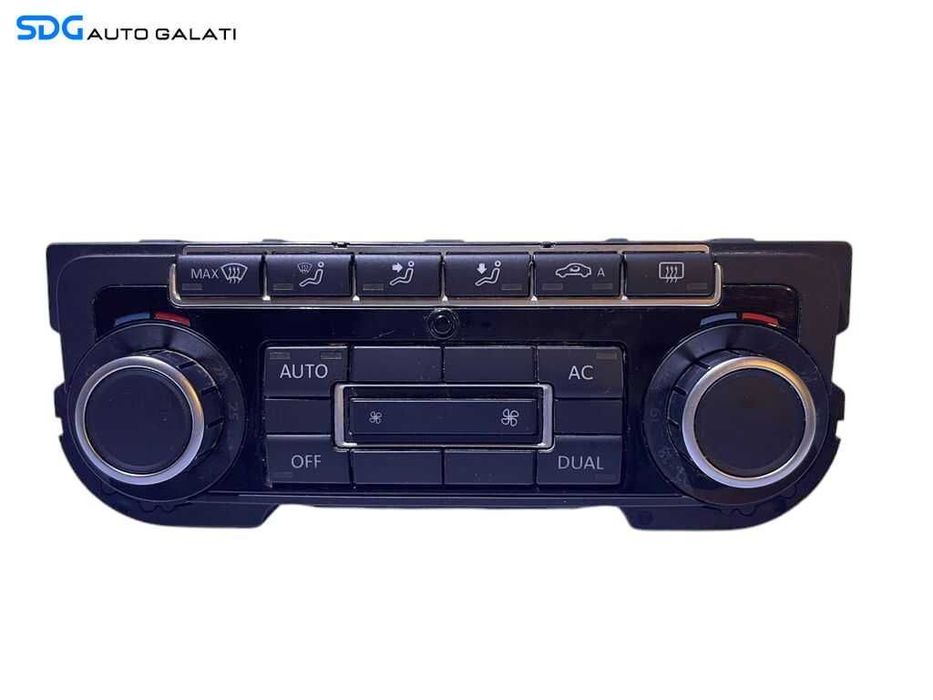 Panou Modul Unitate Comanda AC Aer Conditionat Clima Climatronic Dublu Dual Zone Volkswagen Passat B7 2010 - 2015 Cod 5K0907044BC [LR0028]