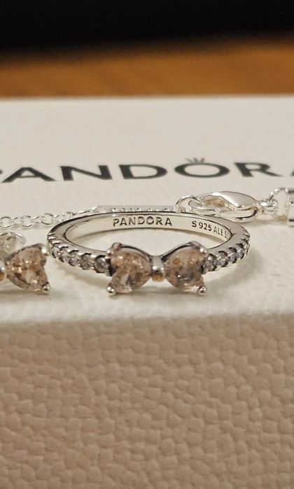Set Pandora fundita roz