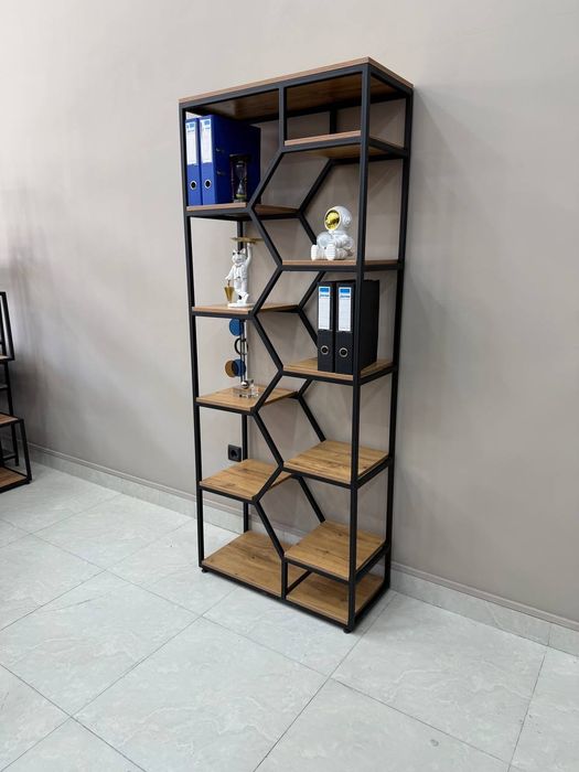 Стеллаж Книжный полка Stellaj Kitob Javon Loft Лофт Стеллажи