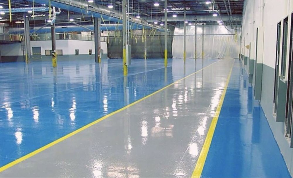 Epoksit pol qoplamasi Mustahkam va chiroyli pol