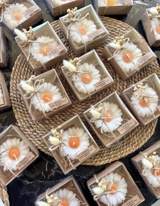 Marturii nuntă, botez din ceara de palmier, handmade