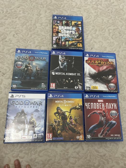 Продается Диски PS4, PS5 в отличном качестве