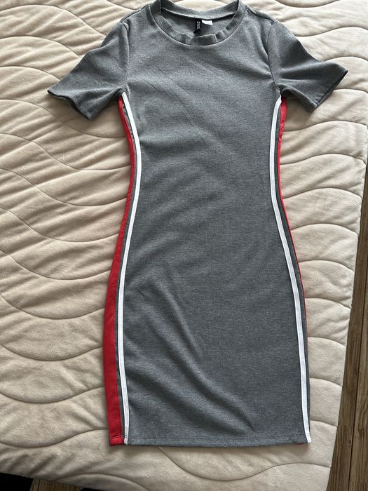 Дамска сива рокля