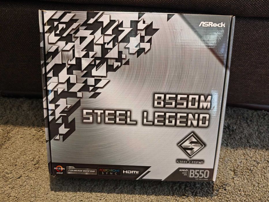 ASRock B550M Steel Legend + AMD Ryzen 7 5700G 8-Core + 32GB DDR4, 1TB NVMe