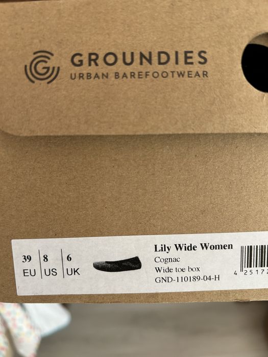 Боси пантофки Groundies 39 номер