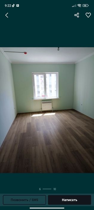 Продается 2 х комнатная квартира в новостройке