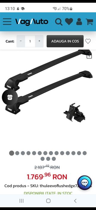 Thule WingBar Edge Audi A4 Avant