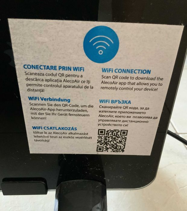 AlecoAir C20 HEATIX Black 2000W WiFi Smart електрически отоплителен уред