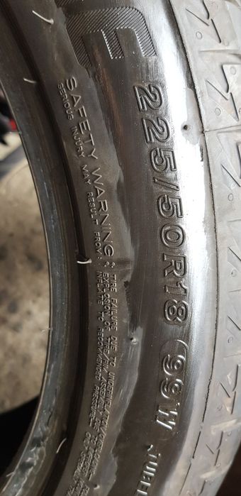 Летни гуми-2021г./45с.-18цола-225/50-1бр.-120лв."BRIDGESTONE "