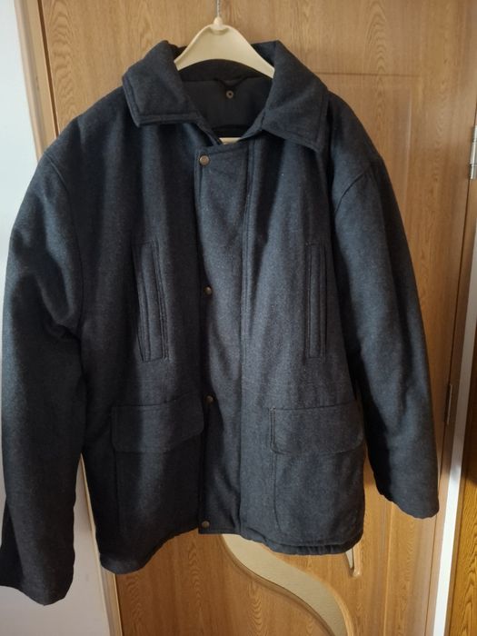 Scurta de iarna ,barbati, stofa din  lana, mar.XXL.