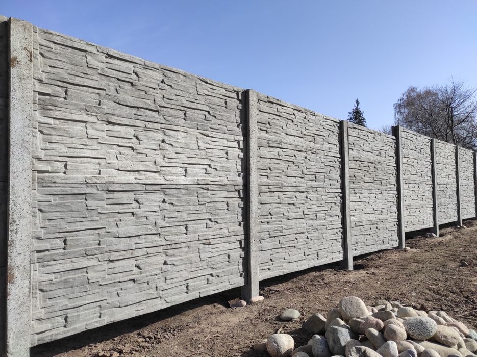 Бетонные  Заборы