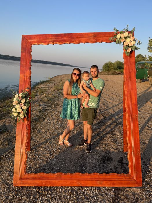 Дървена рамка за събития под наем